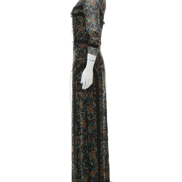 Silk Long Maxi Dress - Picture 4 of 8